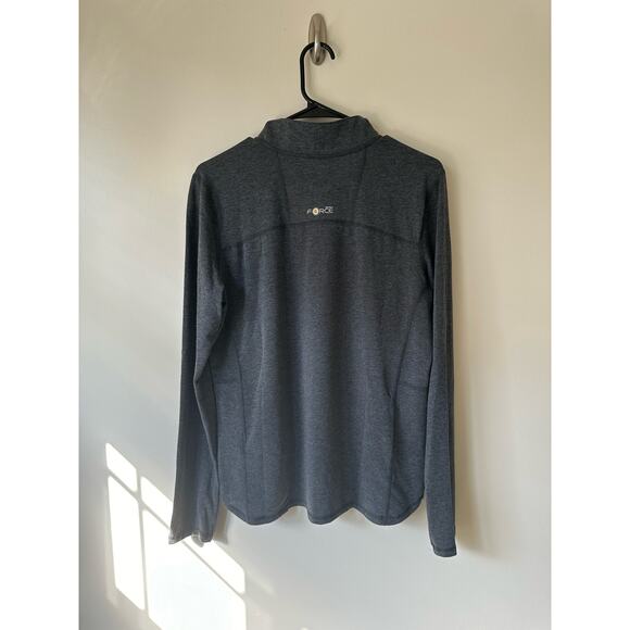 Carhartt Force Feendale 1/4 Zip Gray Long Sleeve Pullover - Picture 3 of 7